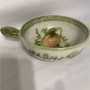 Vintage - Floral ceramic soup bowl‎